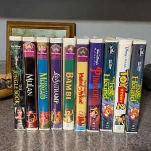 Used Disney VHS Tapes. 10 for $150